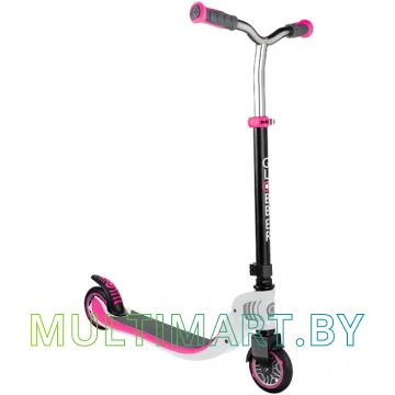 Самокат Globber Flow 125 Foldable (бело-розовый)